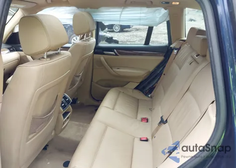 2016 BMW X3 xDrive28I from USA, damaged, VIN 5UXWX9C56G0D68874